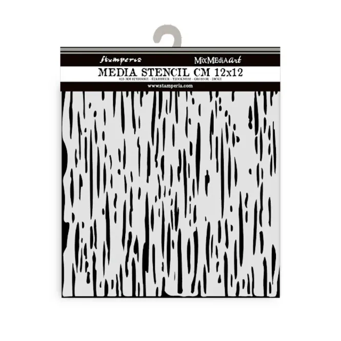 Hovedbilde Stamperia Thick Stencil – Lines Pattern ...