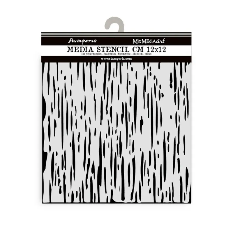 Stamperia Thick Stencil – Lines Pattern 12x12 cm