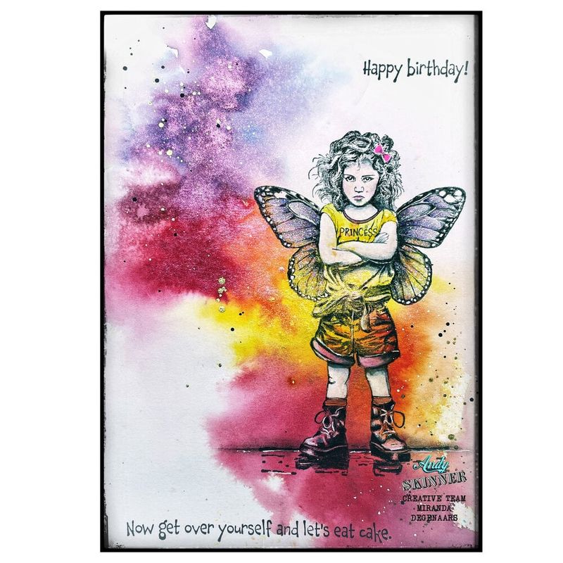 Andy Skinner – Princess Attitude Rubber Stamp Set (AS070077)