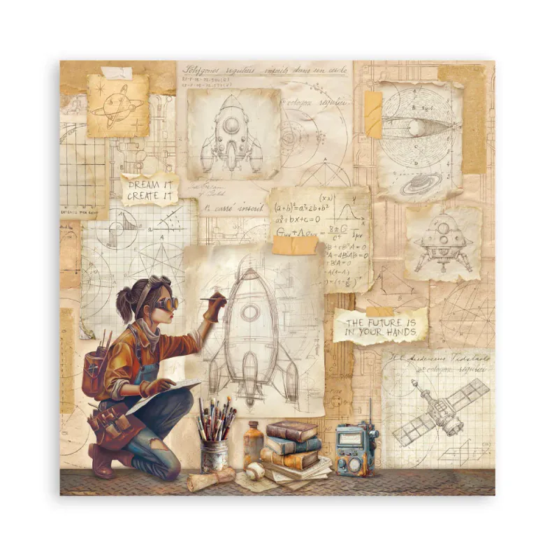 Stamperia A New Beginning Single Face 12x12