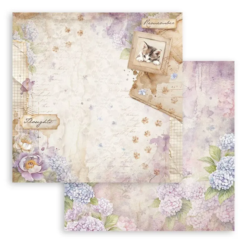 Stamperia – Quiet Days 12x12 Inch Paper Pack (10 dobbeltsidige ark)