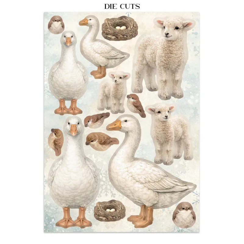 Stamperia White Christmas Junk Journal A5 – Focus Points