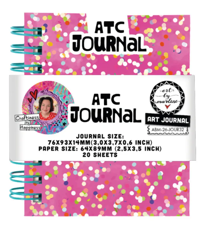 ABM Art Journal ATC-size – Art by Marlene