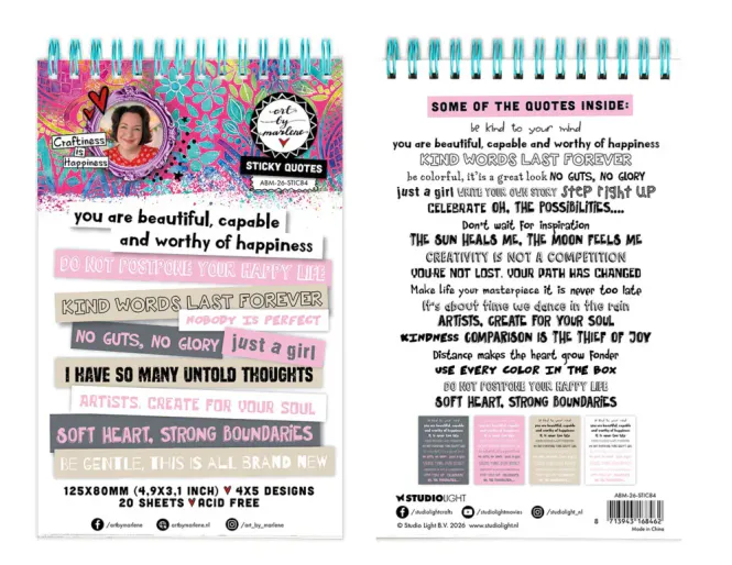 Hovedbilde Art By Marlene – Sticky Quotes