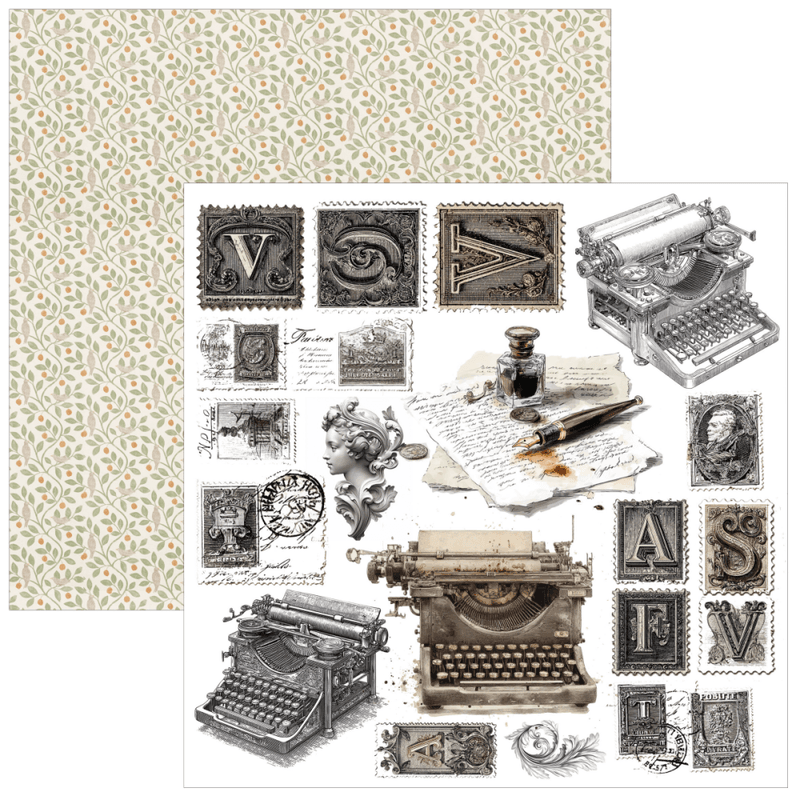 Ciao Bella – Typographic Fussy Cut Pad 6x6