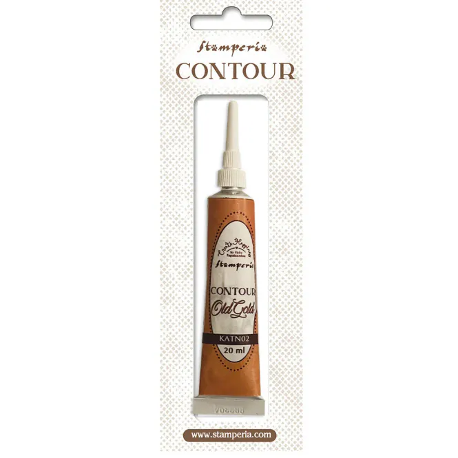 Hovedbilde Stamperia Create Happiness Contour Liner Old Gold ...