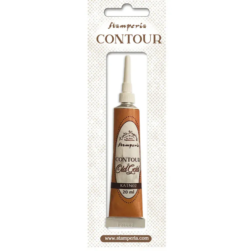 Stamperia Create Happiness Contour Liner Old Gold 20 ml