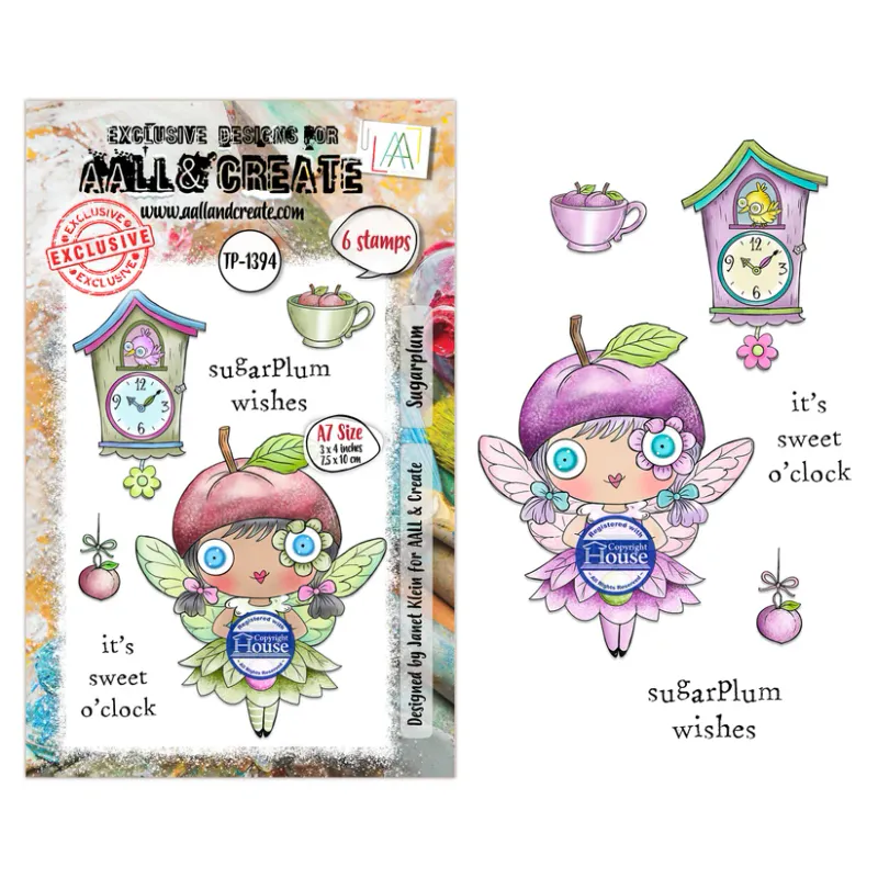 AALL & Create A7 Clear Stamp Set – Sugarplum – TP-1394