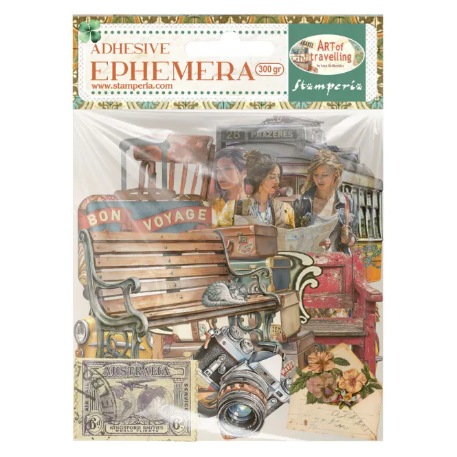 Hovedbilde Stamperia Art Of Traveling Ephemera