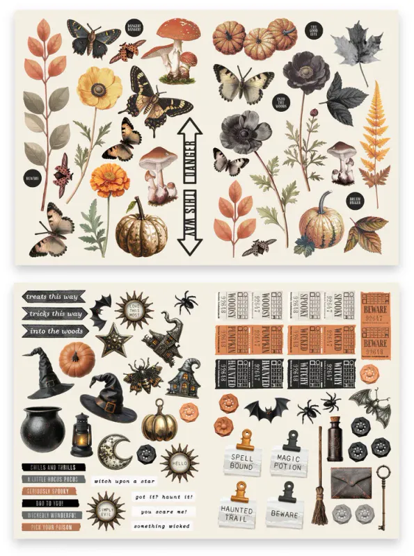 Arden Creative Studio – Wicked Woods Laser Cuts (90 deler)