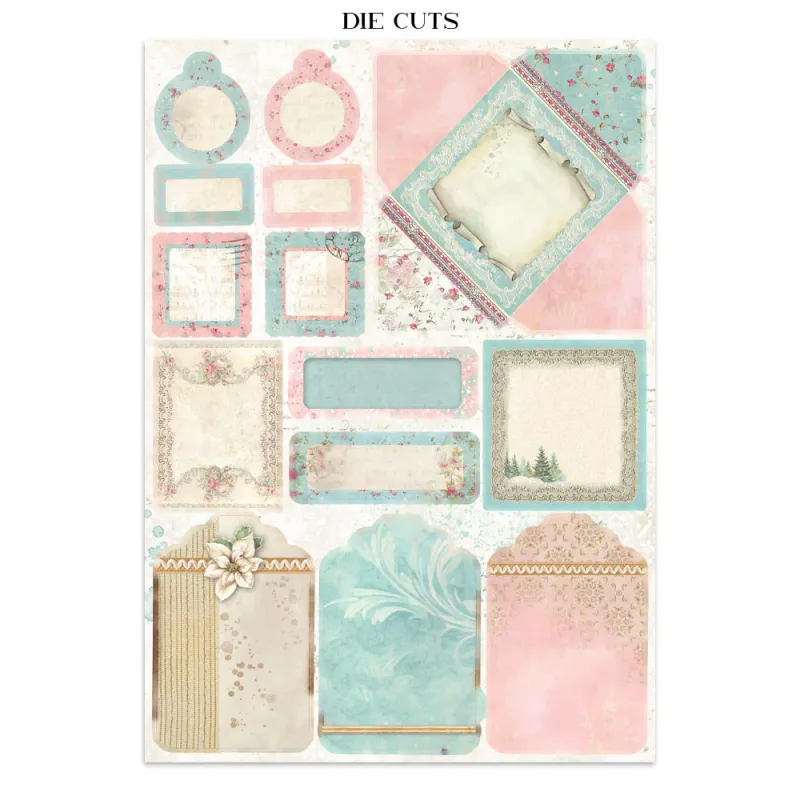 Stamperia – Winter Magic Junk Journal – Stickers, Backgrounds & Cut Outs