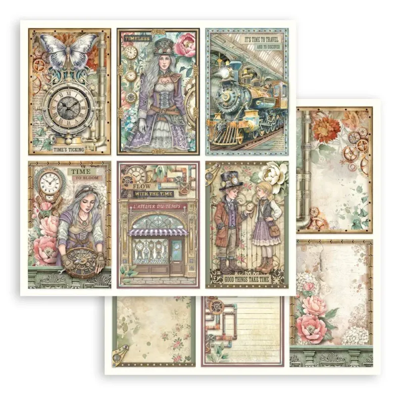 Stamperia – Gardens of Time 8x8