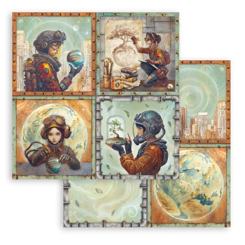 Stamperia A New Beginning Double Face 8x8