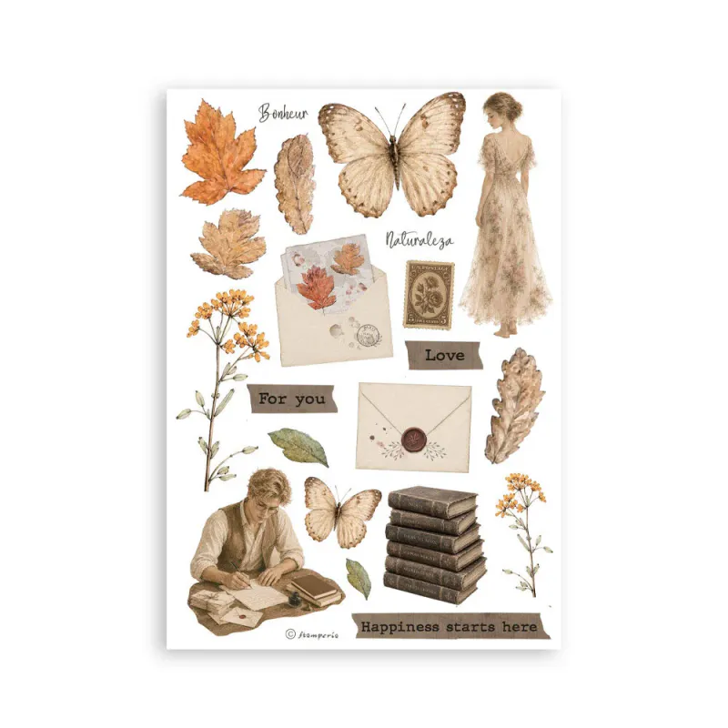 Stamperia – Flowers and Poems Washi Pad A5 – 8 ark