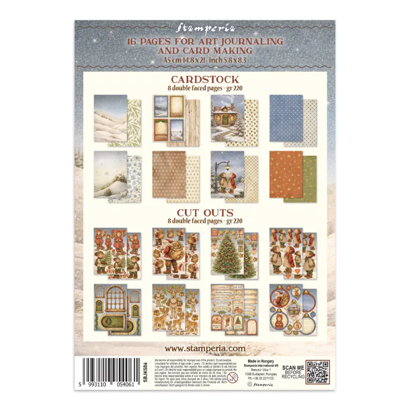 Stamperia Silent Night Junk Journal A5 – Focus Points