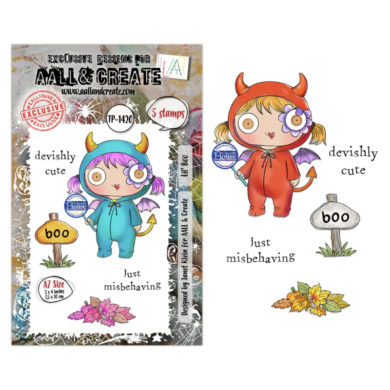 AALL & Create A7 Clear Stamp Set – Lil’ Boo – TP-1420