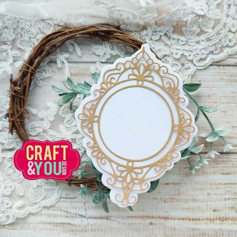 Craft & You - Dies - CW231 - Oldfashion Frame