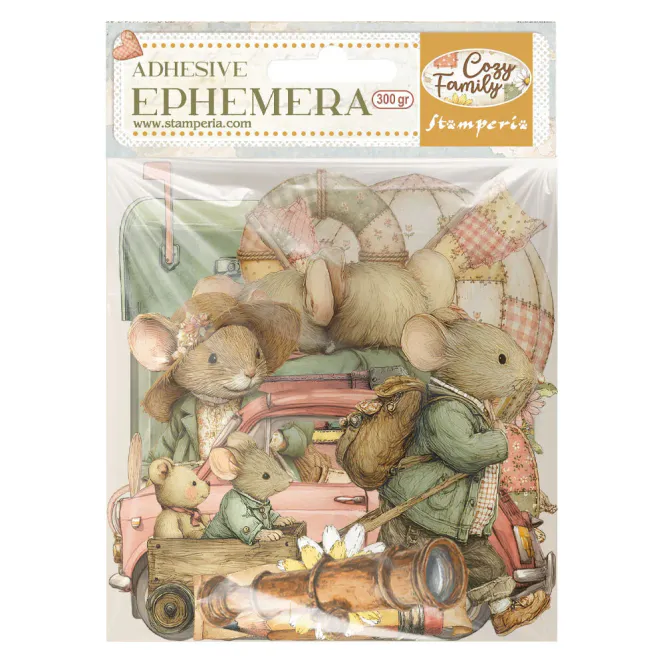 Hovedbilde Stamperia – Cozy Family Ephemera – ...