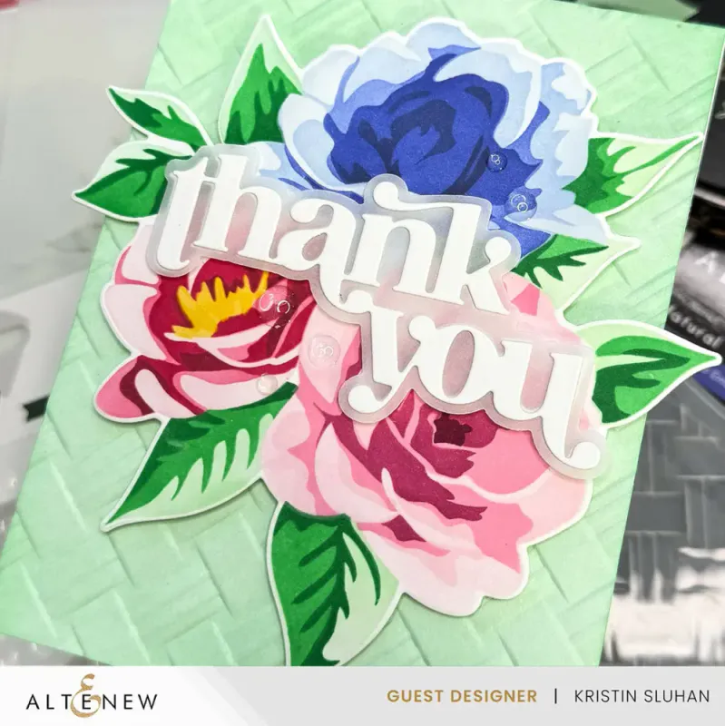 Altenew – Natural Wicker Pattern 3D Embossing Folder 6