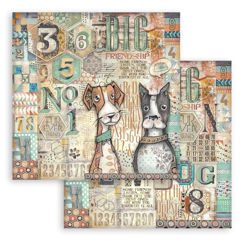 Stamperia – Furry Friends 12x12