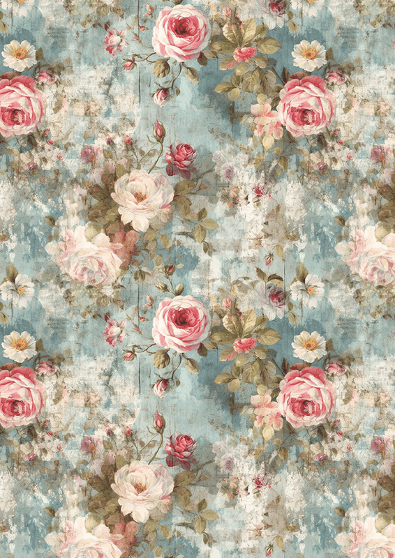 CB Tissue Paper A4 MIX – My Secret Garden (STR: A4 – 21 × 29,7 cm, 6 ark)