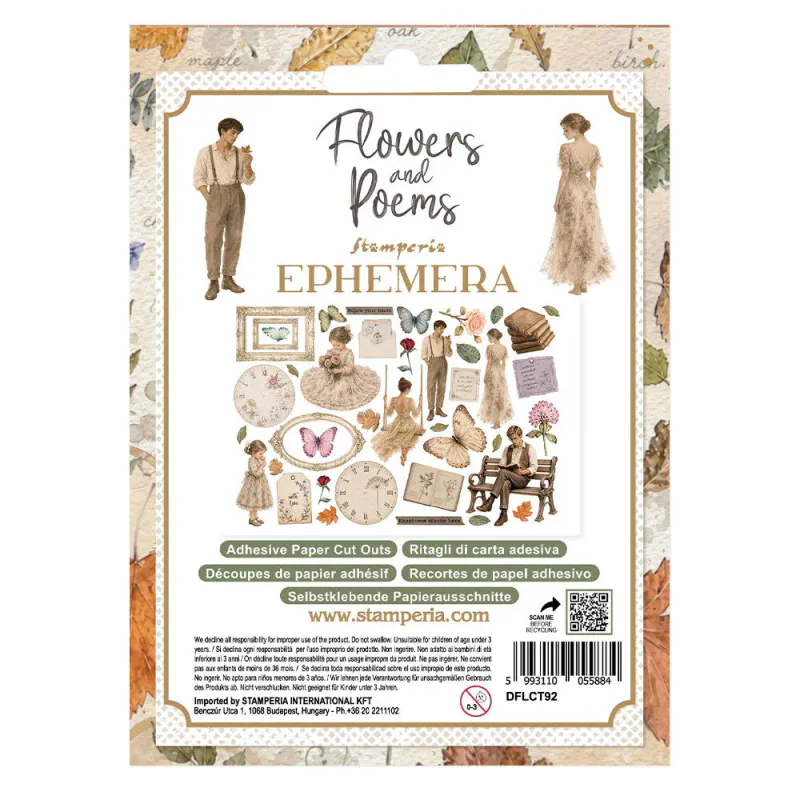 Stamperia – Flowers and Poems Ephemera