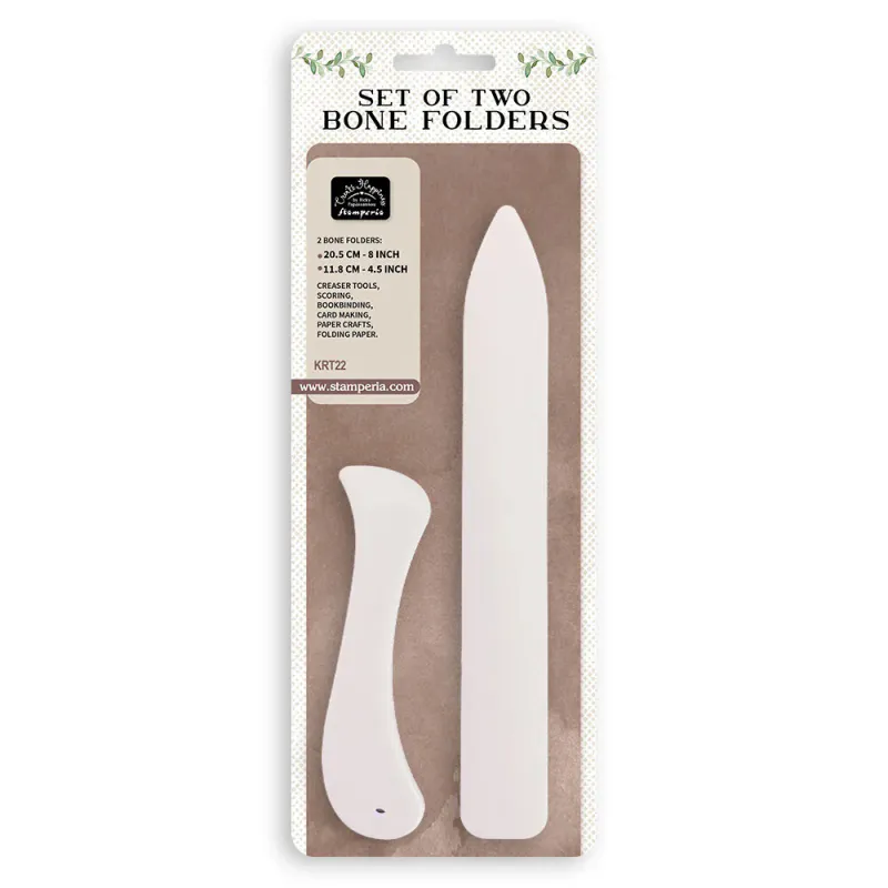 Stamperia – Create Happiness Bone Folders (Sett med 2)