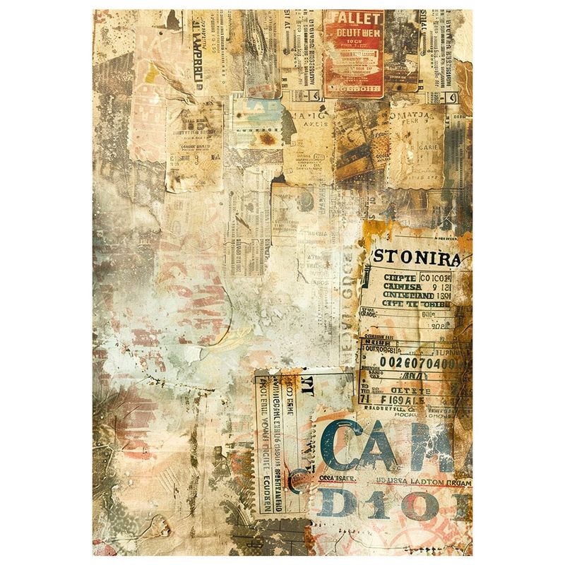 CB Ciao Bella Time Capsule A4 Mixed Media Rice Paper Set (4 pcs)