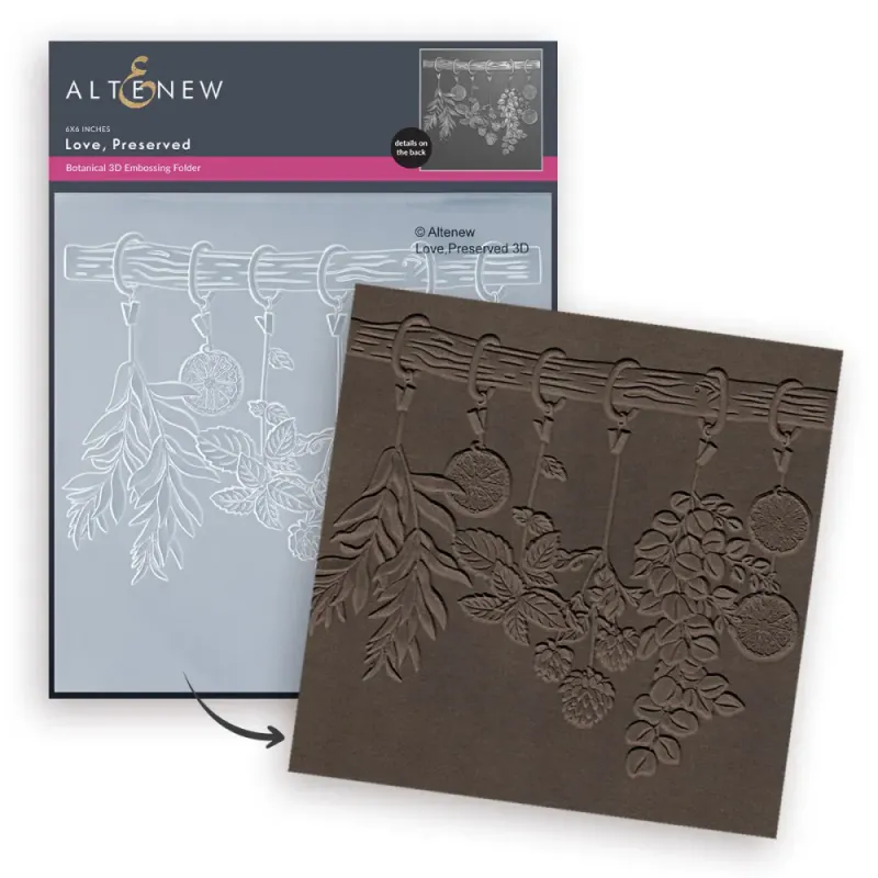 Altenew – Love, Preserved 3D Embossing Folder 6