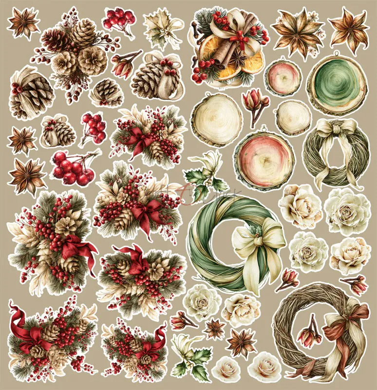 Craft O’Clock Spirit of Christmas Extras Set Flowers