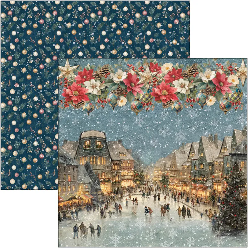 Ciao Bella - Merry & Bright - Paper Pad - 8 x 8