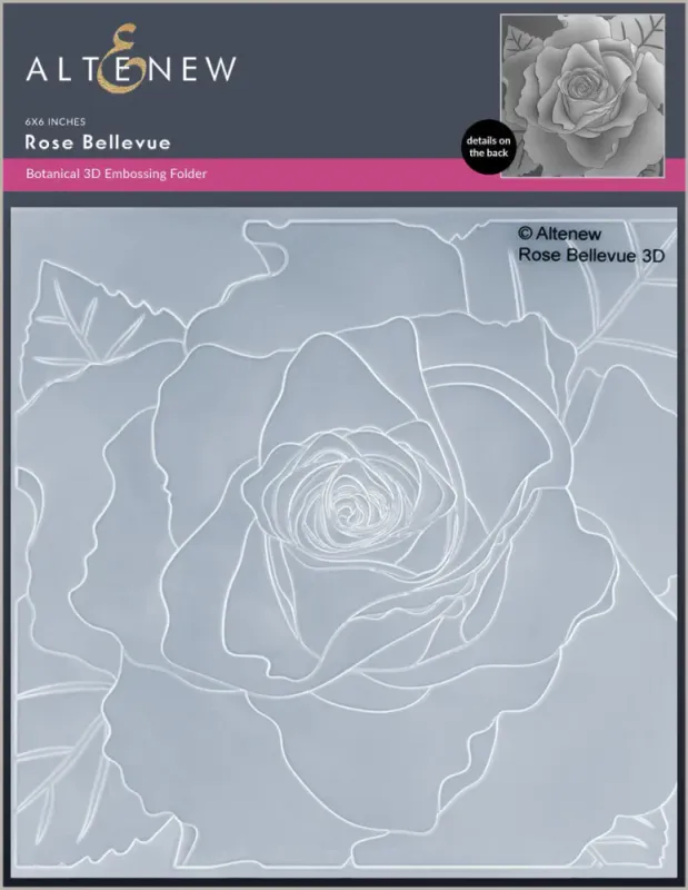 Altenew – Rose Bellevue 3D Embossing Folder 6