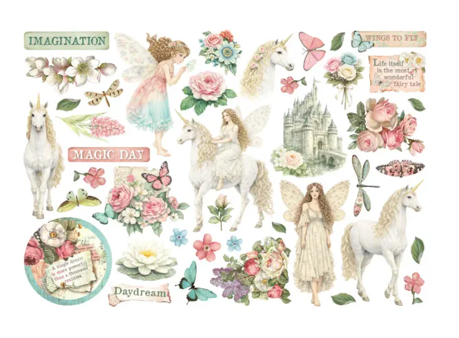 Hovedbilde Stamperia – Wonderland Ephemera (41 pcs)