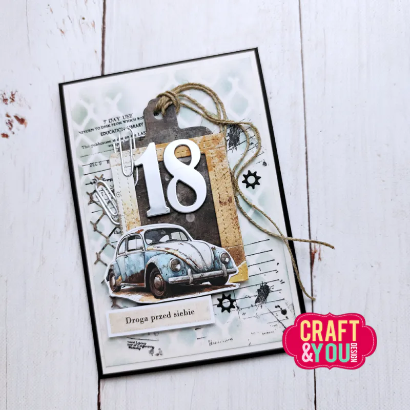 Craft & You Design Vintage Paper Stamp (CYD-CS058)