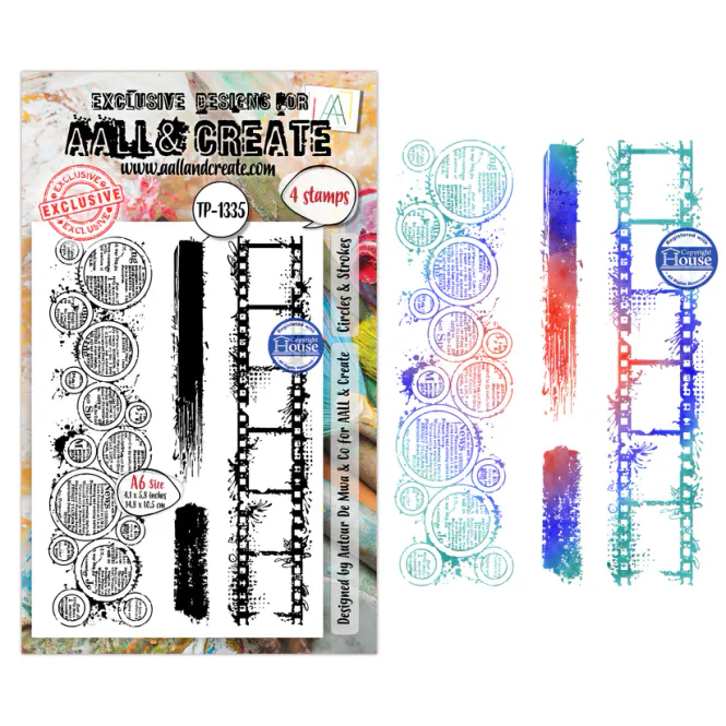 Hovedbilde AALL & Create A6 Clear Stamp Set – Circles ...