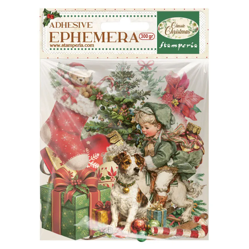 Stamperia – Classic Christmas Adhesive Ephemera