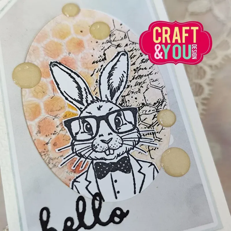 Craft & You – Honeycomb Stamp | 11 × 7,5 cm