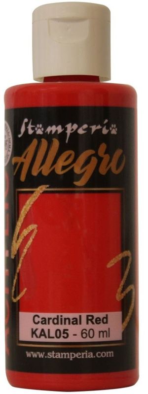 Stamperia – Allegro Cardinal Red 60 ml