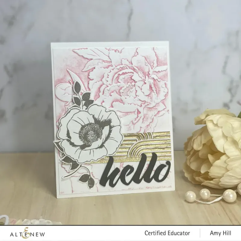Altenew – Frilly Peonies 3D Embossing Folder 6