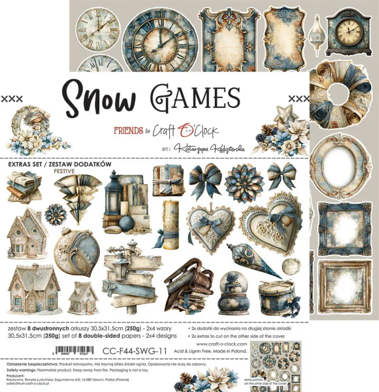 Craft O’Clock Snow Games Extras Set Mix (CC-F44-SWG-13)
