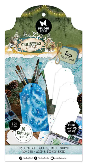 Hovedbilde Studio Light – Christmas Forest Tag Paper ...