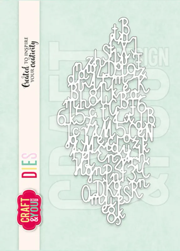 Craft & You Design – Letters Background Dies