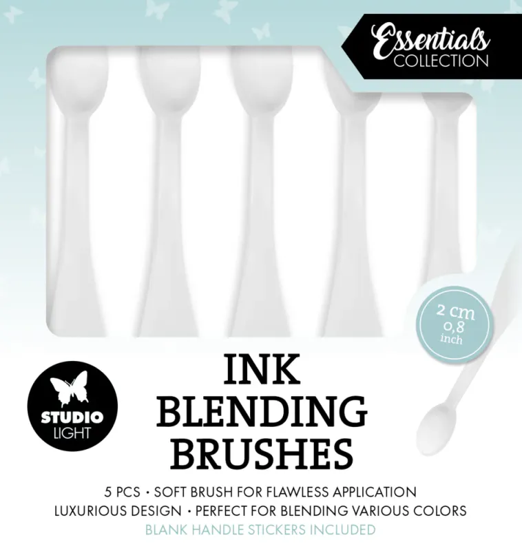 Studio Light – Myke blekkblandingsbørster 2 cm (5 stk.) (SL-ES-BBRU18)