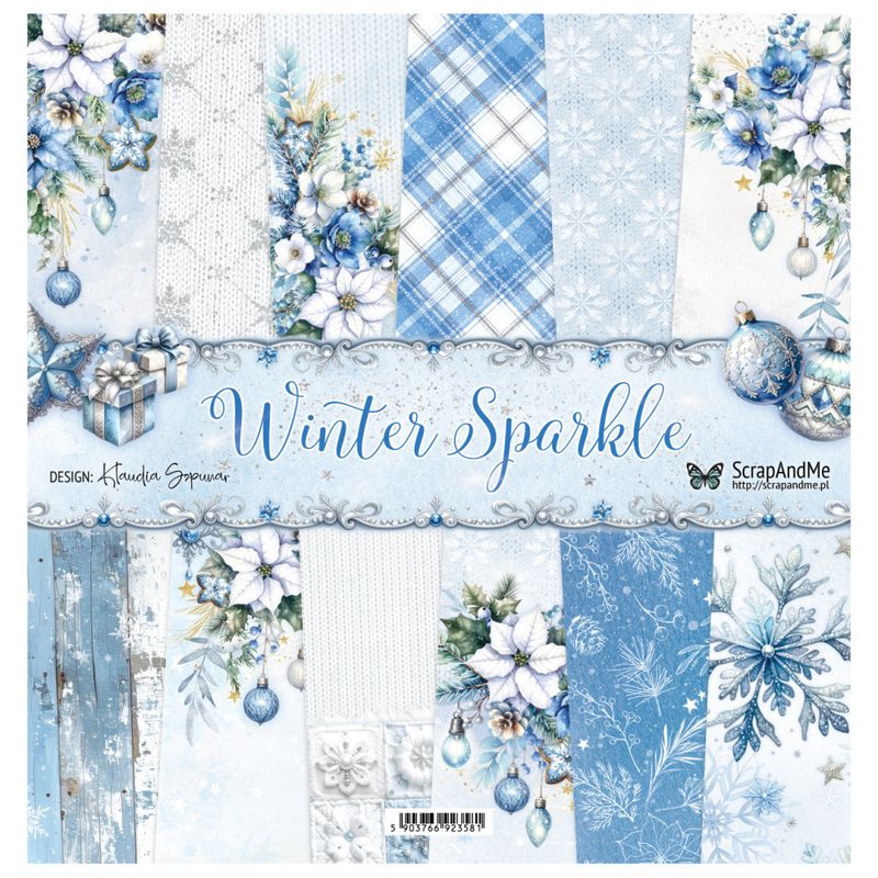 ScrapAndMe – Winter Sparkle 30x30 Paper Pad