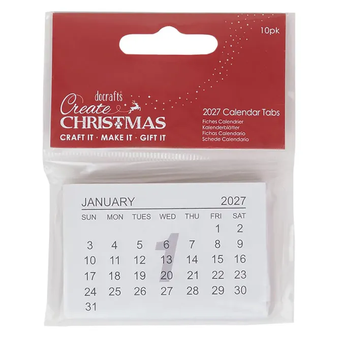 Hovedbilde Papermania – Calendar Tabs 2027 – ...