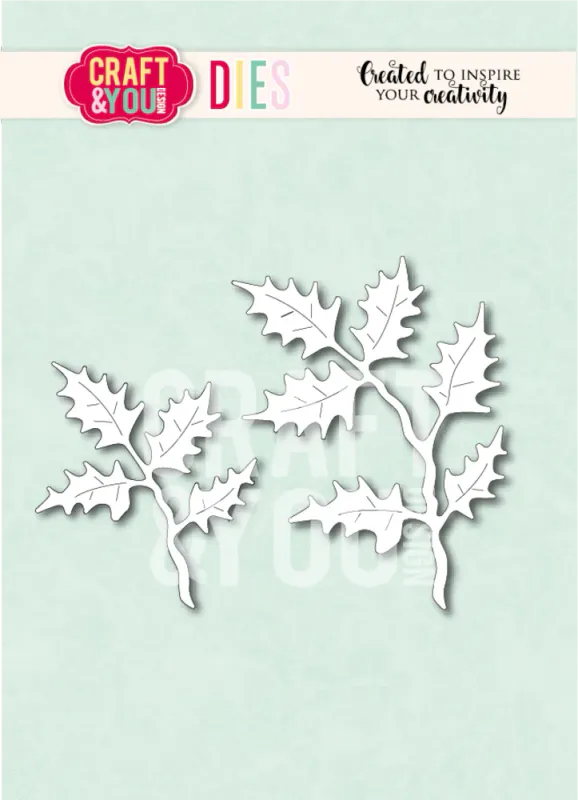 Craft & You Design – Big Holly Leaves Dies (CW379)