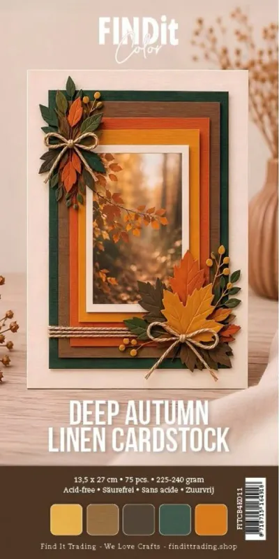 Find It Linen Cardstock 4K – Deep Autumn (FITCB4K011)