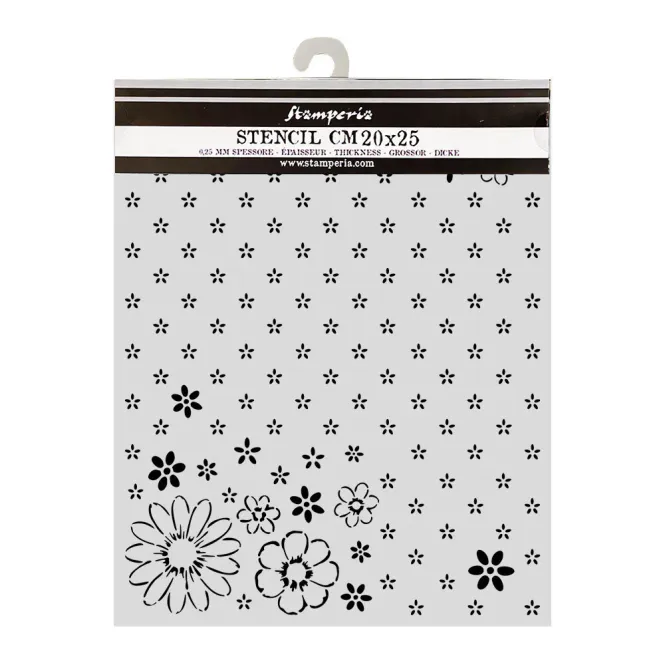 Hovedbilde Stamperia – Cozy Family Thick Stencil ...