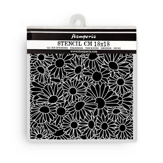 Hovedbilde Stamperia – Daisy Art Daisies Pattern 18x18 ...