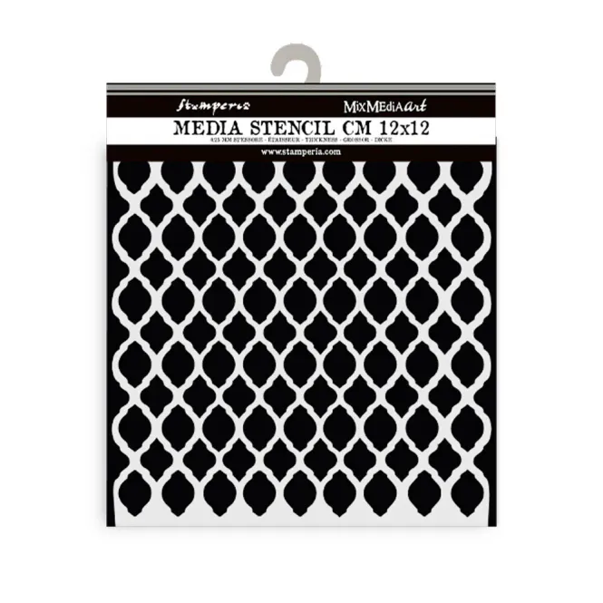 Hovedbilde Stamperia Timeless Thick Stencil – Net ...
